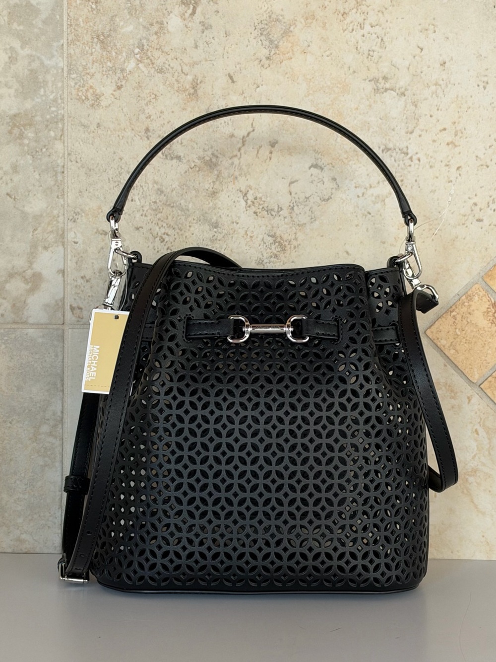 Michael Kors Carson SM Convertible Crossbody Bag Black